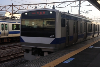 友部駅から土浦駅の乗車記録(乗りつぶし)写真