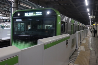 上野駅から池袋駅の乗車記録(乗りつぶし)写真
