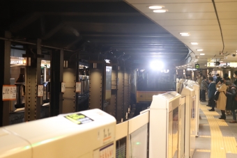 上野駅から赤坂見附駅の乗車記録(乗りつぶし)写真