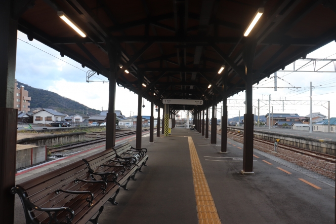 鉄道乗車記録の写真:駅舎・駅施設、様子(97)        「1番線・2番線ホーム」