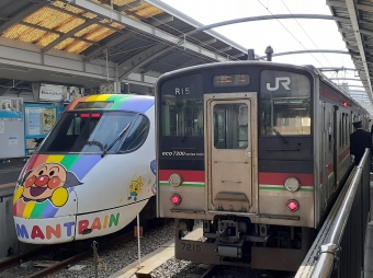丸亀駅から高松駅の乗車記録(乗りつぶし)写真