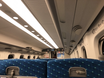 新富士駅から東京駅の乗車記録(乗りつぶし)写真