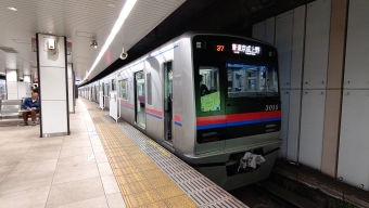 日暮里駅から京成上野駅の乗車記録(乗りつぶし)写真