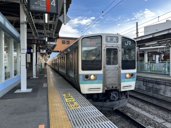 高尾駅から大月駅の乗車記録(乗りつぶし)写真