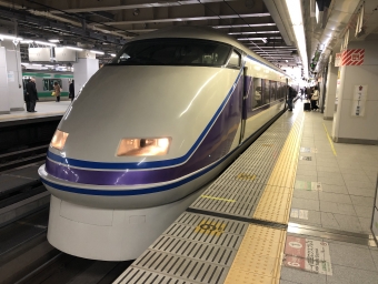 新宿駅から栗橋駅の乗車記録(乗りつぶし)写真