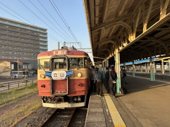 直江津駅から市振駅の乗車記録(乗りつぶし)写真