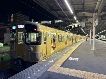 拝島駅から玉川上水駅の乗車記録(乗りつぶし)写真