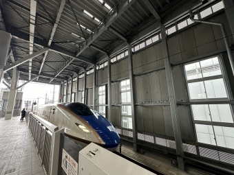 富山駅から上野駅の乗車記録(乗りつぶし)写真