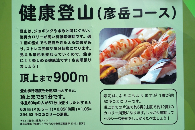鉄道乗車記録の写真:旅の思い出(17)        「カロリー消費を寿司で例えるところは佐伯らしいかと思います｡」