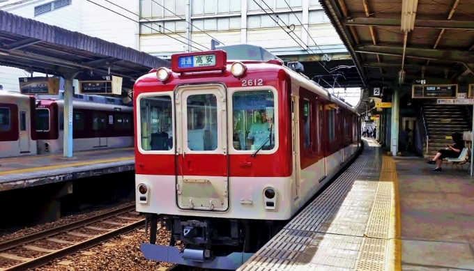 鉄道乗車記録の写真:乗車した列車(外観)(2)        「信貴線の乗換駅、河内山本で下車。」
