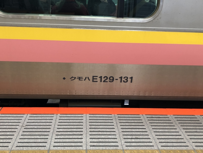 鉄道乗車記録の写真:乗車した列車(外観)(2)     「新潟12時42分発」