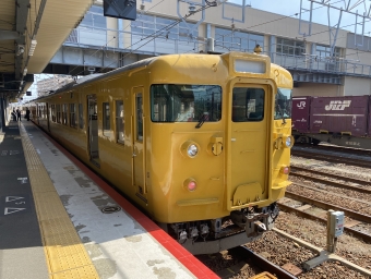 岩国駅から下関駅の乗車記録(乗りつぶし)写真