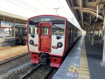鳥栖駅から大牟田駅の乗車記録(乗りつぶし)写真