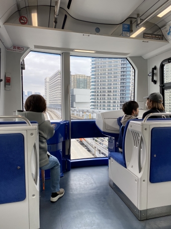 有明駅から豊洲駅の乗車記録(乗りつぶし)写真