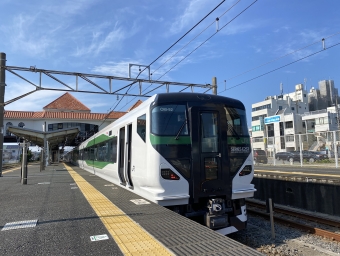館山駅から新宿駅の乗車記録(乗りつぶし)写真