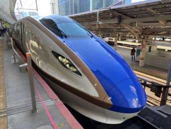 東京駅から飯山駅の乗車記録(乗りつぶし)写真
