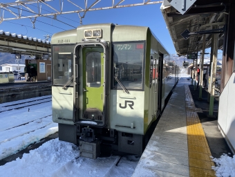 小淵沢駅から小諸駅の乗車記録(乗りつぶし)写真