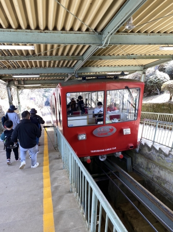 筑波山頂駅から宮脇駅の乗車記録(乗りつぶし)写真