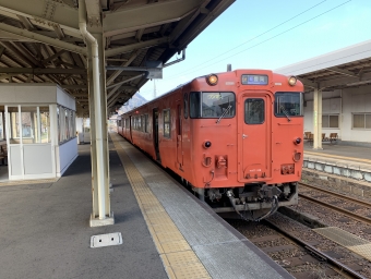 浜坂駅から城崎温泉駅の乗車記録(乗りつぶし)写真