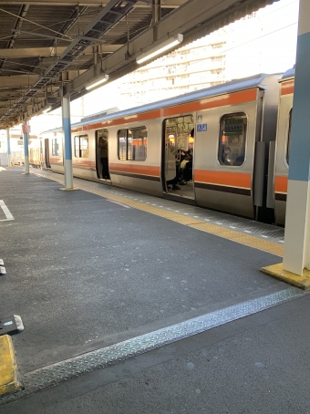 新木場駅から新松戸駅の乗車記録(乗りつぶし)写真
