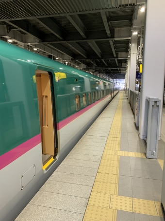 新函館北斗駅から木古内駅の乗車記録(乗りつぶし)写真