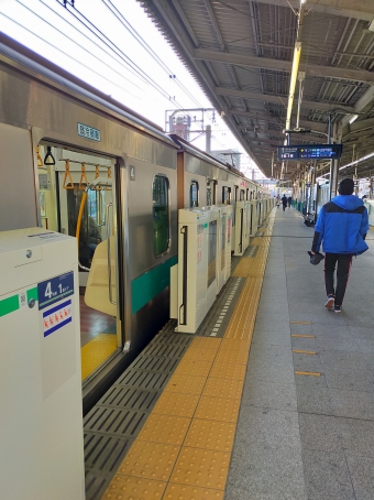 綾瀬駅から日比谷駅の乗車記録(乗りつぶし)写真
