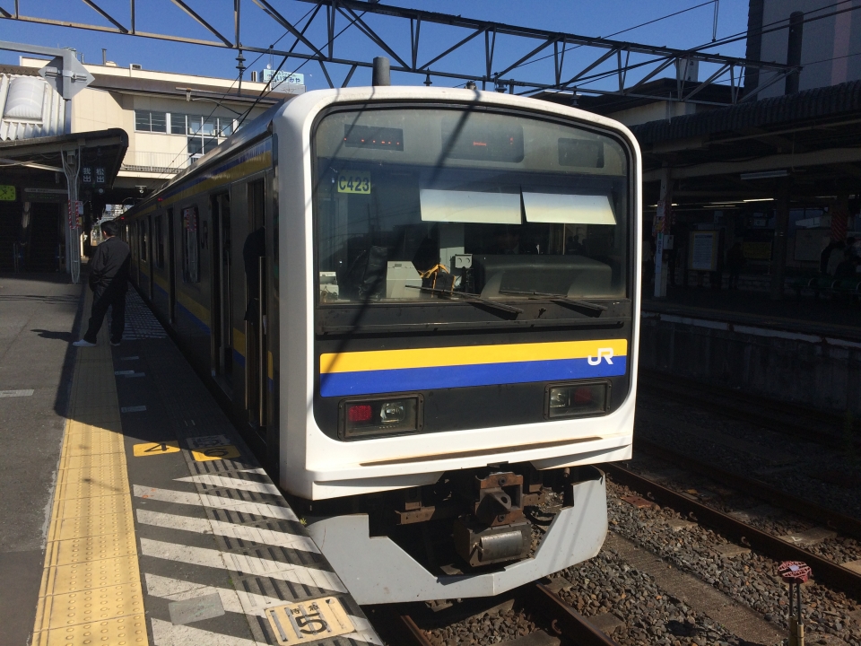 鉄道乗車記録「成田駅から銚子駅」乗車した列車(外観)の写真(1) by rittyritty 撮影日時:2015年10月