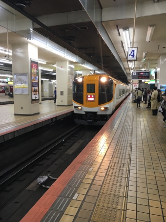 近鉄名古屋駅から宇治山田駅の乗車記録(乗りつぶし)写真