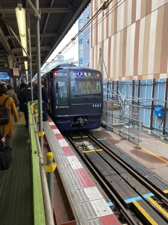 海老名駅から横浜駅の乗車記録(乗りつぶし)写真