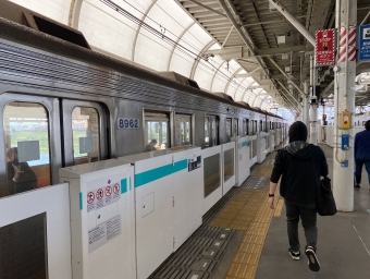二子玉川駅から長津田駅の乗車記録(乗りつぶし)写真