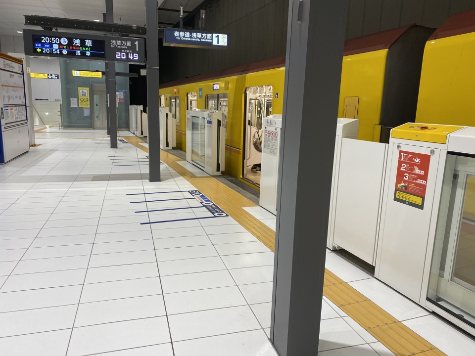鉄道乗車記録「渋谷駅から浅草駅」乗車した列車(外観)の写真(1) by rittyritty 撮影日時:2021年07月