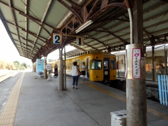 雲州平田駅から出雲大社前駅の乗車記録(乗りつぶし)写真