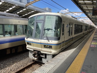 弁天町駅から法隆寺駅の乗車記録(乗りつぶし)写真
