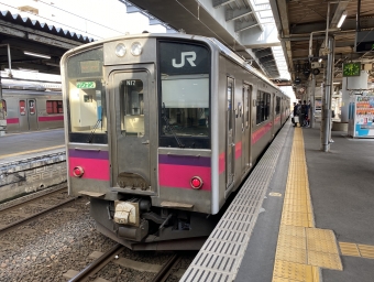 秋田駅から新庄駅の乗車記録(乗りつぶし)写真
