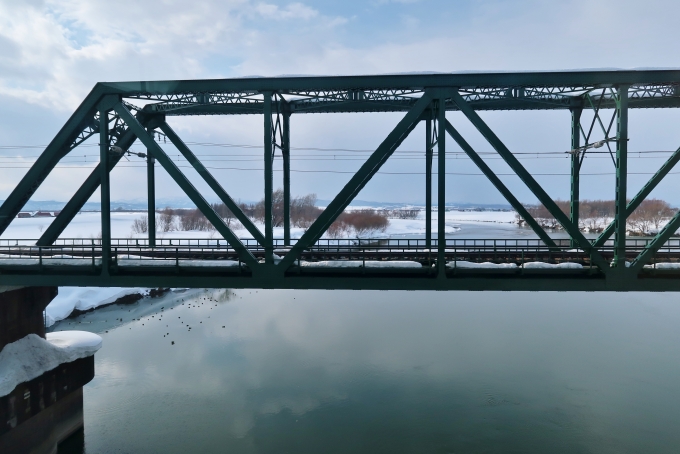 鉄道乗車記録の写真:車窓・風景(3)        「石狩川」