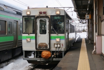 千歳駅から新夕張駅の乗車記録(乗りつぶし)写真
