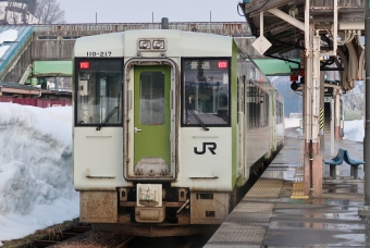 小出駅から大白川駅:鉄道乗車記録の写真