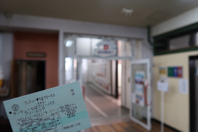 鉄道乗車記録の写真:旅の思い出(17)        「サンキュー♡ちばフリーパスで東京湾フェリーにも乗船できる。きっぷを乗船口の係の人にそのまま見せるだけで乗船できた。」
