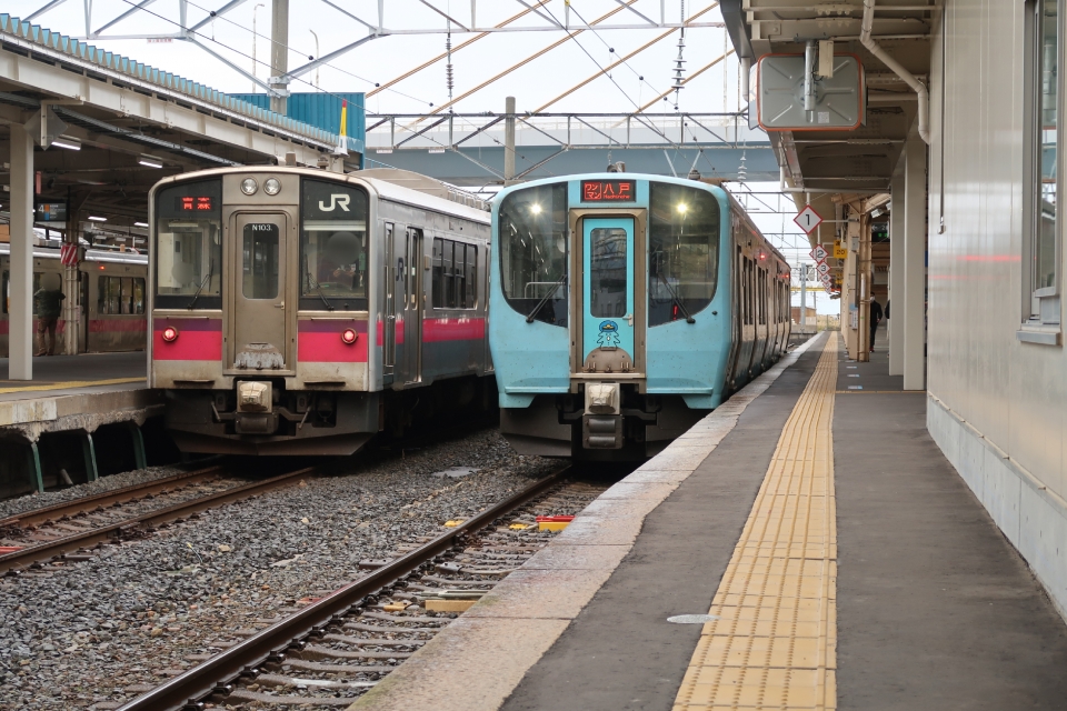 鉄道乗車記録「野辺地駅から青森駅」の写真(7) by bokoraanyo7 撮影日時:2022年10月23日