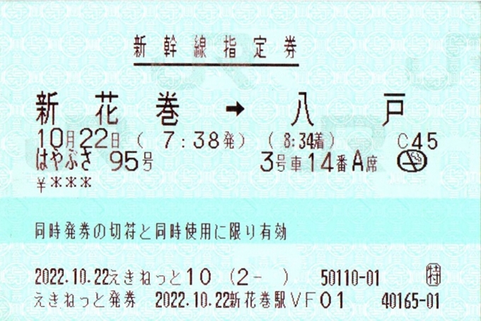 鉄道乗車記録の写真:きっぷ(20)        