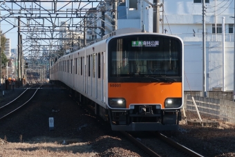 志木駅から鶴瀬駅の乗車記録(乗りつぶし)写真