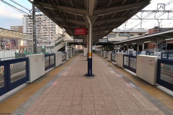 朝霞台駅から朝霞駅の乗車記録(乗りつぶし)写真