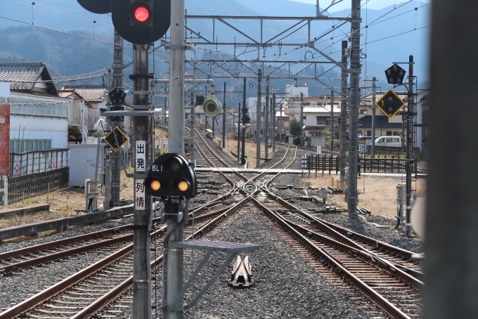 鉄道乗車記録の写真:車窓・風景(9)        「秩父鉄道影森方面への渡り線」