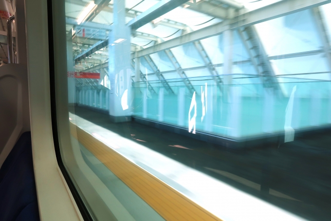 鉄道乗車記録の写真:車窓・風景(11)        「開業間近の幕張豊砂駅を通過する」