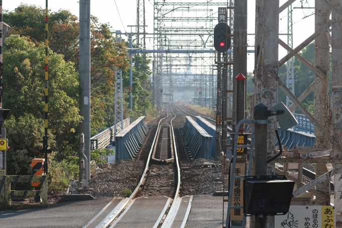 鉄道乗車記録の写真:車窓・風景(6)        「安善駅が見える」