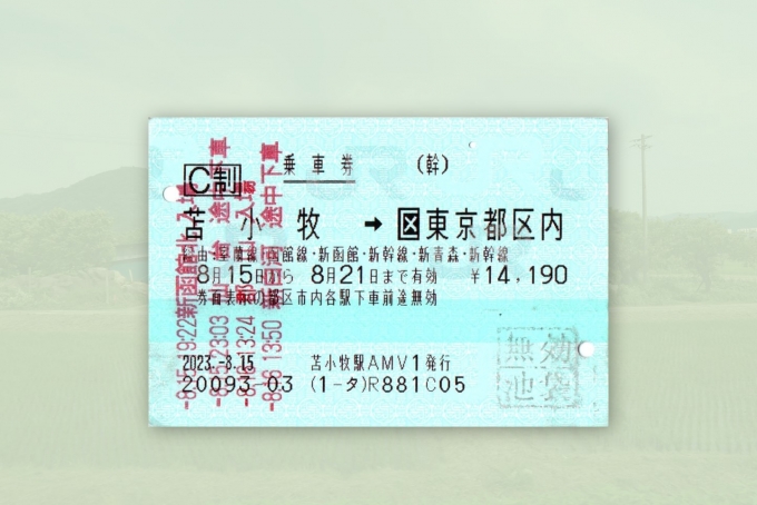 鉄道乗車記録の写真:きっぷ(10)     