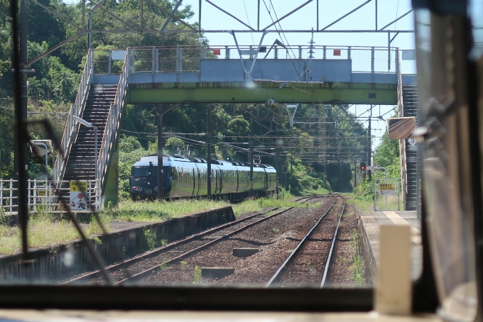 鉄道乗車記録の写真:車窓・風景(5)        「３６＋３と離合」