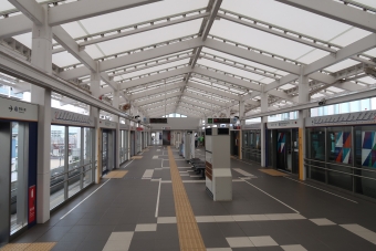 金沢八景駅から新杉田駅の乗車記録(乗りつぶし)写真