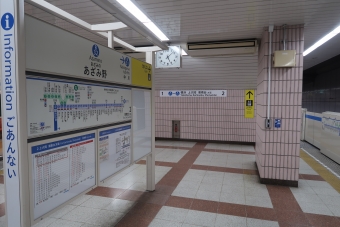 横浜駅からあざみ野駅の乗車記録(乗りつぶし)写真