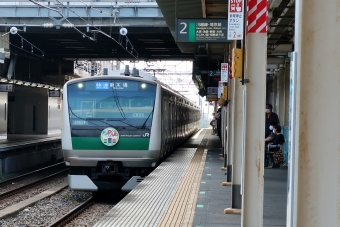 日進駅から中浦和駅の乗車記録(乗りつぶし)写真